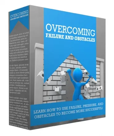 eCover representing Overcoming Failure And Obstacles Audio & Music with Master Resell Rights