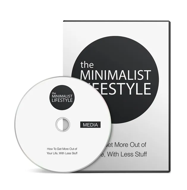 eCover representing The Minimalist Lifestyle Gold eBooks & Reports/Videos, Tutorials & Courses with Master Resell Rights