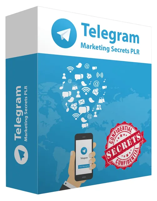 eCover representing Telegram Marketing Secrets eBooks & Reports/Videos, Tutorials & Courses with Master Resell Rights