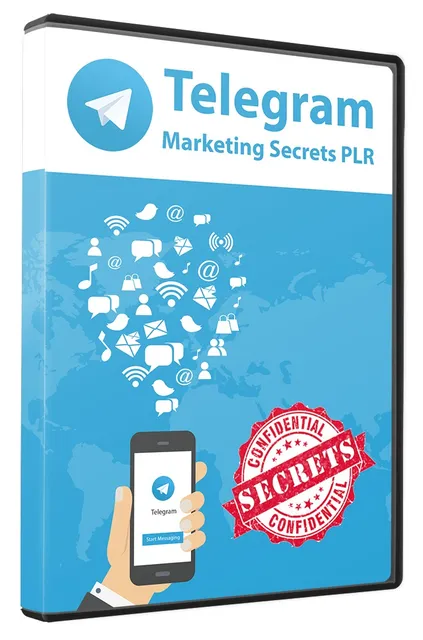 eCover representing Telegram Marketing Secrets eBooks & Reports/Videos, Tutorials & Courses with Master Resell Rights