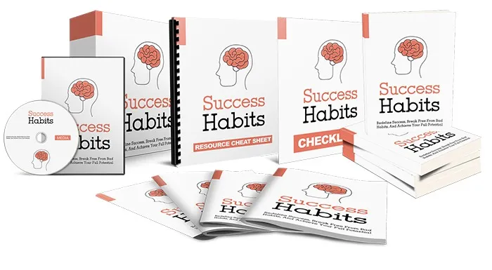eCover representing Success Habits eBooks & Reports with Master Resell Rights