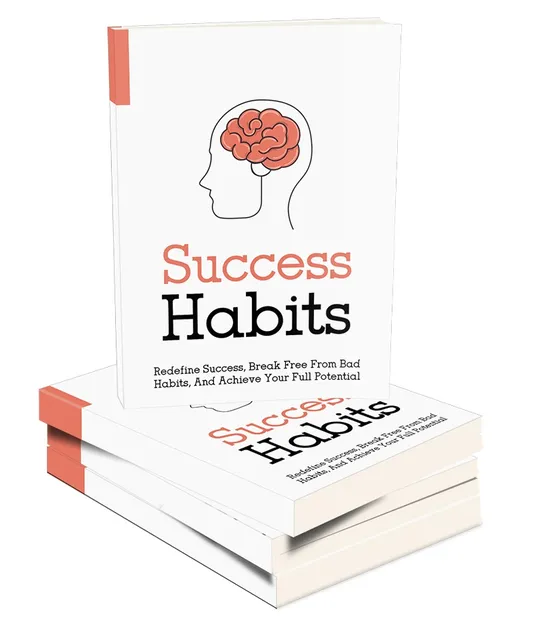 eCover representing Success Habits eBooks & Reports with Master Resell Rights