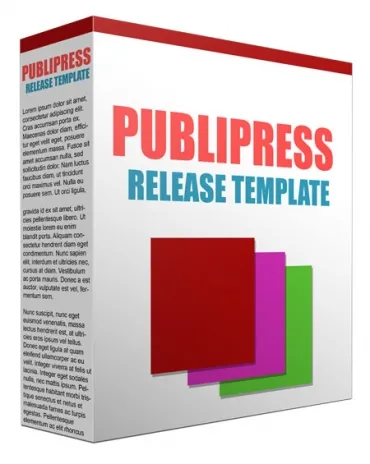 eCover representing Publicity and Press Release Template Guide  with Personal Use Rights