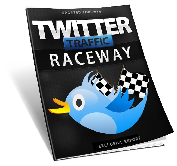 eCover representing Twitter Traffic Raceway eBooks & Reports with Master Resell Rights