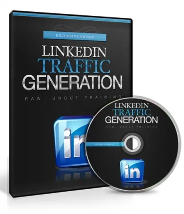 eCover representing LinkedIn Traffic Generation Video Upgrade eBooks & Reports/Videos, Tutorials & Courses with Master Resell Rights