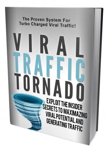 eCover representing Viral Traffic Tornado eBooks & Reports with Personal Use Rights