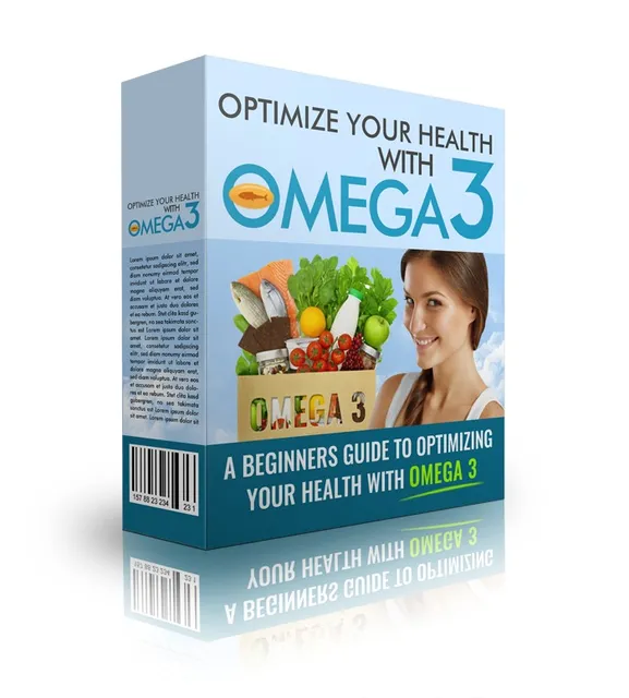 eCover representing Optimize Your Health with Omega 3 eBooks & Reports with Master Resell Rights