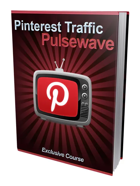 eCover representing Pinterest Traffic Pulsewave eBooks & Reports with Master Resell Rights