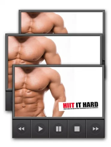 eCover representing HIIT It Hard Video Upgrade eBooks & Reports/Videos, Tutorials & Courses with Master Resell Rights