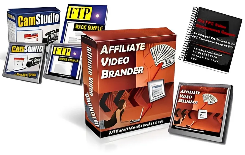 eCover representing Affiliate Video Brander Software & Scripts with Master Resell Rights
