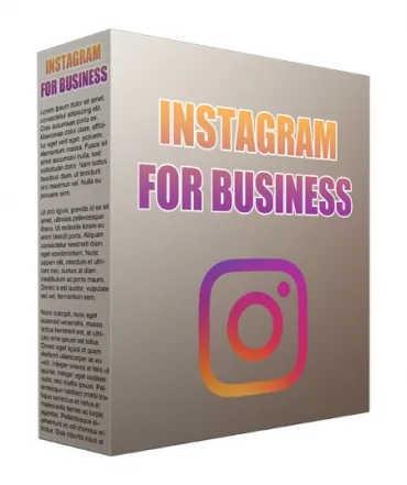 eCover representing Instagram for Business eBooks & Reports with Personal Use Rights