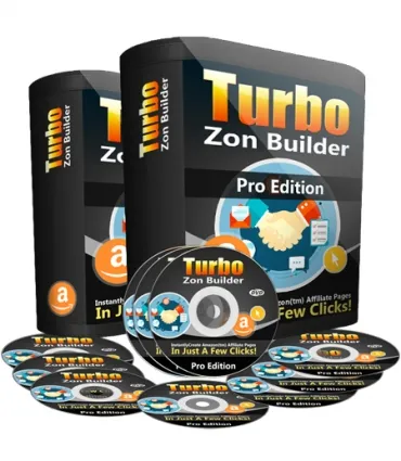 eCover representing TurboZon Builder Pro Videos, Tutorials & Courses with Personal Use Rights