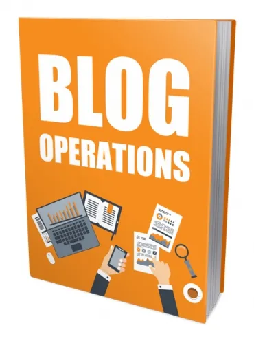 eCover representing Blog Operations eBooks & Reports with Private Label Rights