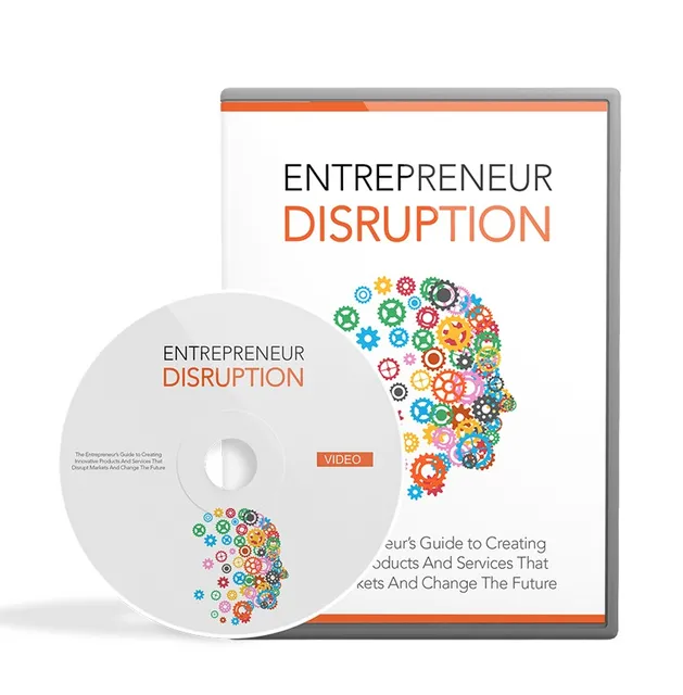 eCover representing Entrepreneur Disruption Gold eBooks & Reports/Videos, Tutorials & Courses with Master Resell Rights