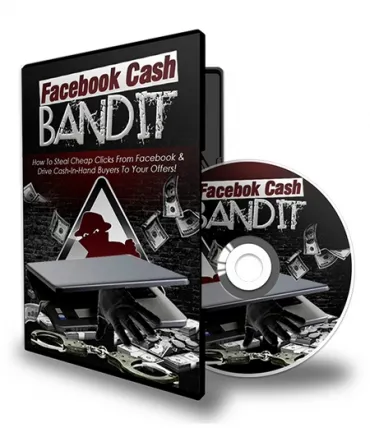 eCover representing Facebook Cash Bandit eBooks & Reports/Videos, Tutorials & Courses with Master Resell Rights