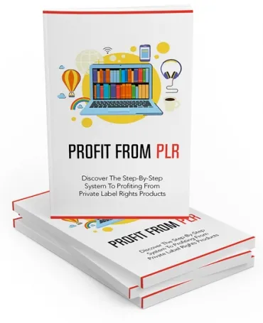 eCover representing Profit From PLR eBooks & Reports with Private Label Rights
