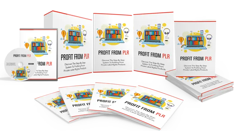 eCover representing Profit From PLR GOLD eBooks & Reports/Videos, Tutorials & Courses with Private Label Rights