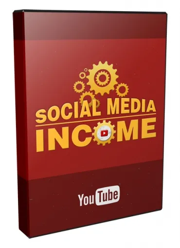 eCover representing Social Media Income - YouTube Videos, Tutorials & Courses with Master Resell Rights