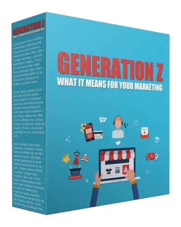 eCover representing Generation Z And What It Means For Your Marketing Videos, Tutorials & Courses with Master Resell Rights