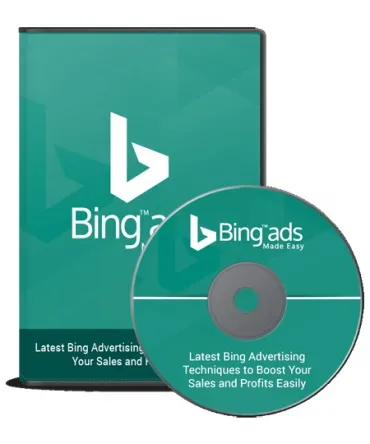 eCover representing Bing Ads Made Easy Video Videos, Tutorials & Courses with Personal Use Rights
