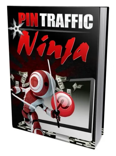 eCover representing Pin Traffic Ninja 2.0 eBooks & Reports with Private Label Rights