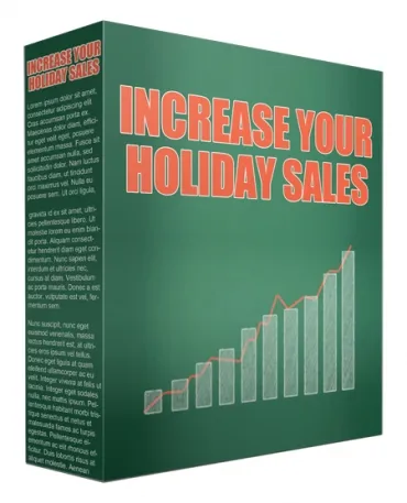 eCover representing Increase Your Holiday Sales Videos, Tutorials & Courses with Master Resell Rights