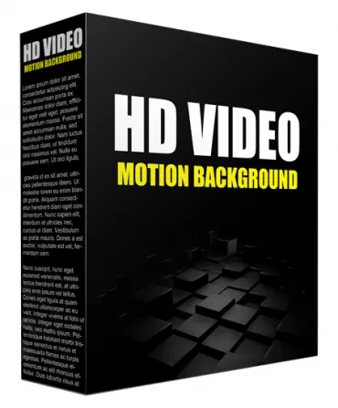 eCover representing HD Video Motion Backgrounds Videos, Tutorials & Courses with Personal Use Rights