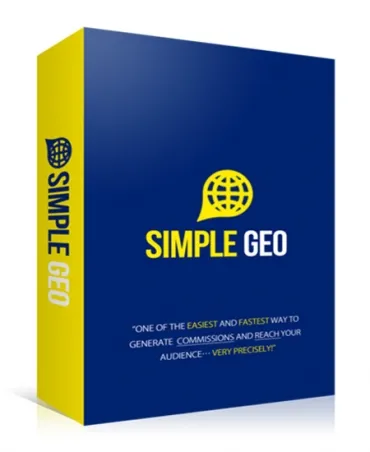 eCover representing WP Simple Geo  with Master Resell Rights