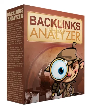 eCover representing Backlinks Analyzer Software Software & Scripts with Private Label Rights