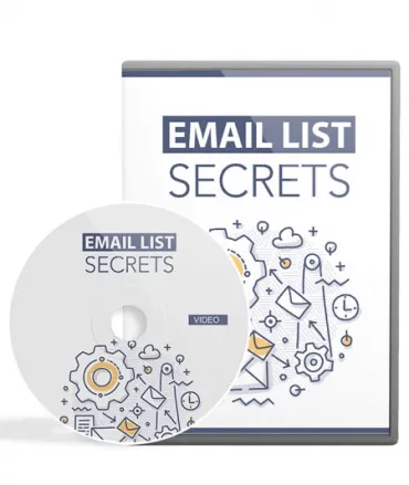 eCover representing Email List Secrets Video Tutorial eBooks & Reports/Videos, Tutorials & Courses with Master Resell Rights