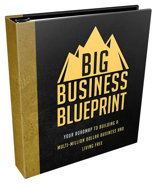 eCover representing Big Business Blueprint Videos, Tutorials & Courses with Master Resell Rights