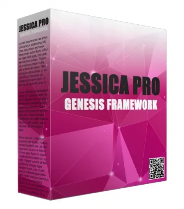 eCover representing Jessica Pro Genesis Framework WordPress Theme  with Personal Use Rights