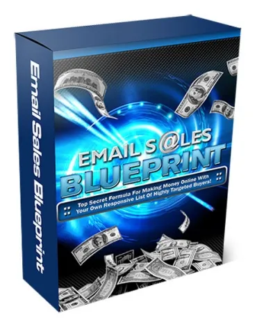 eCover representing Email Sales Blueprint eBooks & Reports/Videos, Tutorials & Courses with Private Label Rights