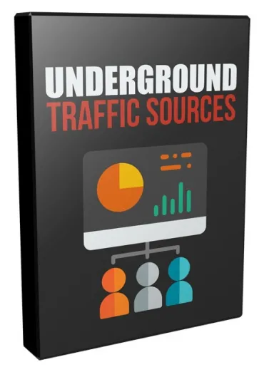 eCover representing Underground Traffic Sources Videos, Tutorials & Courses with Master Resell Rights