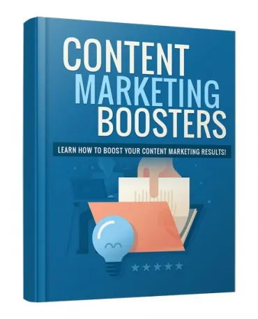 eCover representing Content Marketing Boosters eBooks & Reports with Personal Use Rights