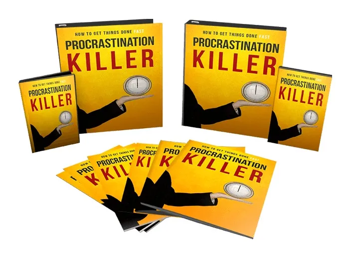 eCover representing Procrastination Killer eBooks & Reports with Master Resell Rights