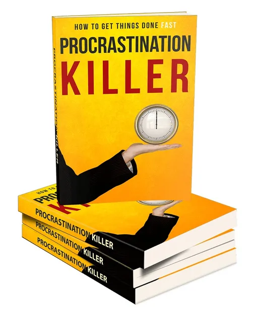 eCover representing Procrastination Killer eBooks & Reports with Master Resell Rights