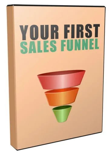 eCover representing Your First Sales Funnel Videos, Tutorials & Courses with Personal Use Rights