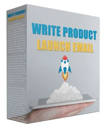 eCover representing Write Product Launch Email Audio & Music with Master Resell Rights