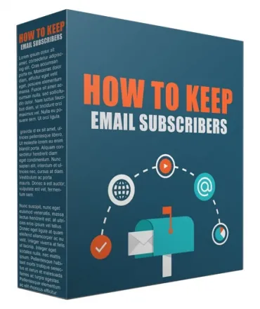 eCover representing How to Keep Your Email Subscribers Videos, Tutorials & Courses with Master Resell Rights