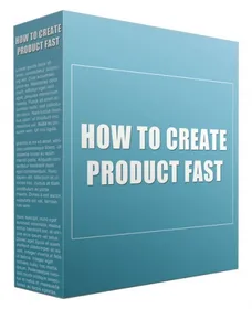 How to Create Product Fast small