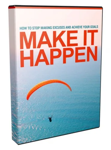 eCover representing Make It Happen Video Upgrade eBooks & Reports/Videos, Tutorials & Courses with Master Resell Rights