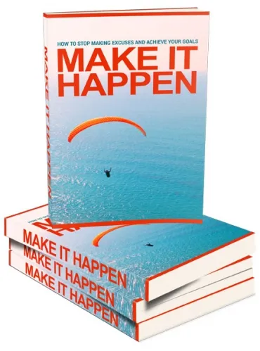 eCover representing Make It Happen eBooks & Reports/Videos, Tutorials & Courses with Master Resell Rights