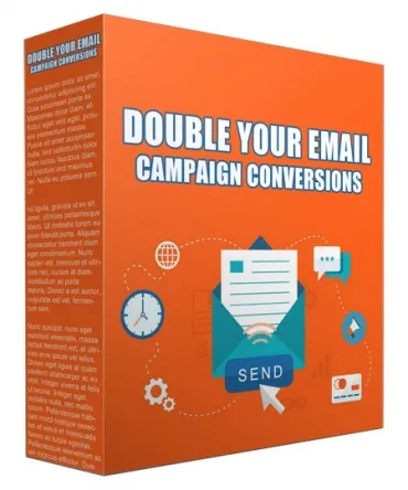 eCover representing How to Double Your Email Campaign Conversion Rates Audio & Music with Master Resell Rights