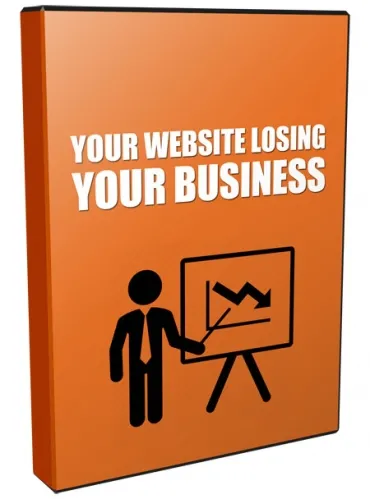 eCover representing Is Your Website Losing You Business  with Private Label Rights