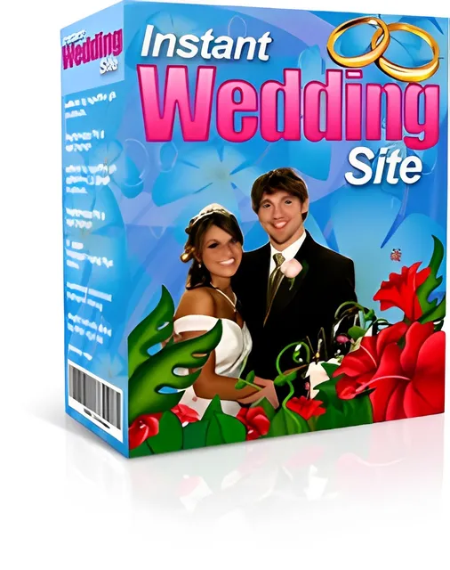 eCover representing Instant Wedding Site Software & Scripts with Master Resell Rights