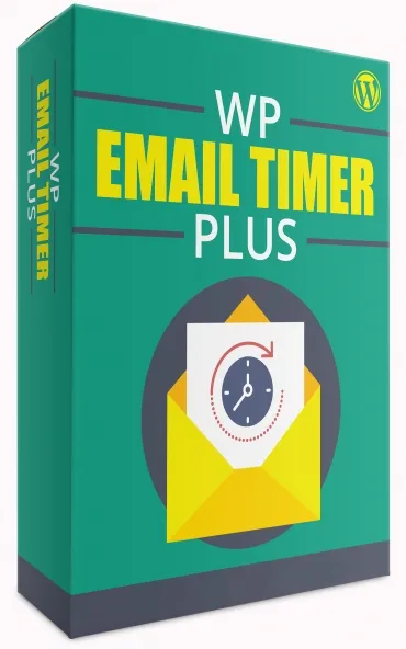 eCover representing WP Email Timer Plus  with Master Resell Rights