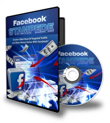 eCover representing Facebook Stampede Video Course Videos, Tutorials & Courses with Private Label Rights
