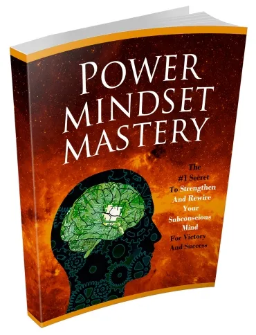 eCover representing Power Mindset Mastery eBooks & Reports with Master Resell Rights
