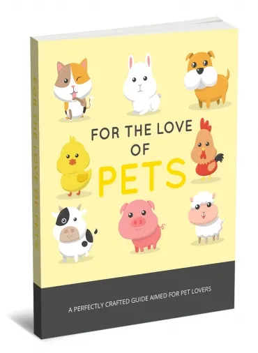 eCover representing For The Love Of Pets eBooks & Reports with Master Resell Rights